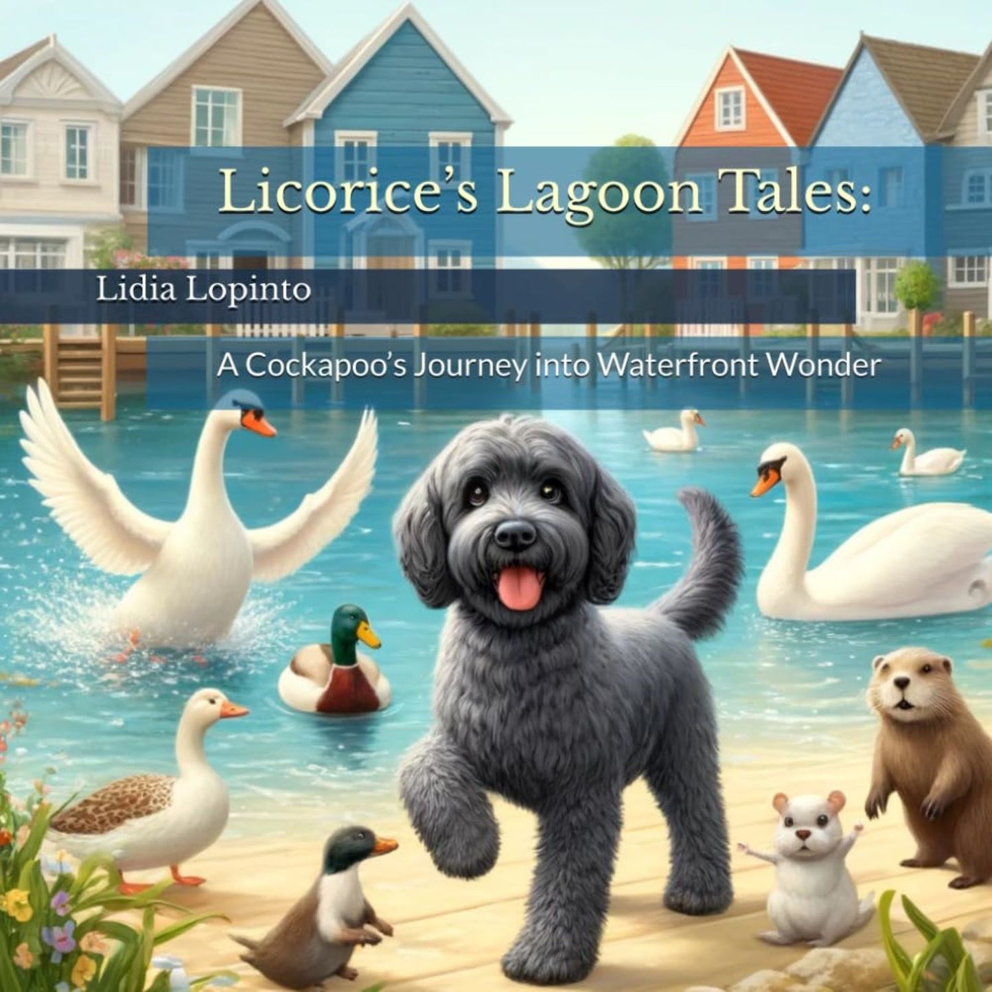 Licorice’s Lagoon Tales: : A Cockapoo’s Journey into Waterfront Wonder
