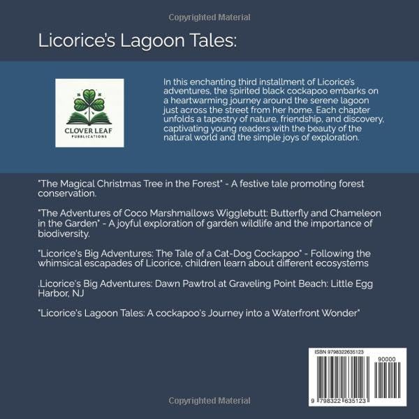 Licorice’s Lagoon Tales: : A Cockapoo’s Journey into Waterfront Wonder