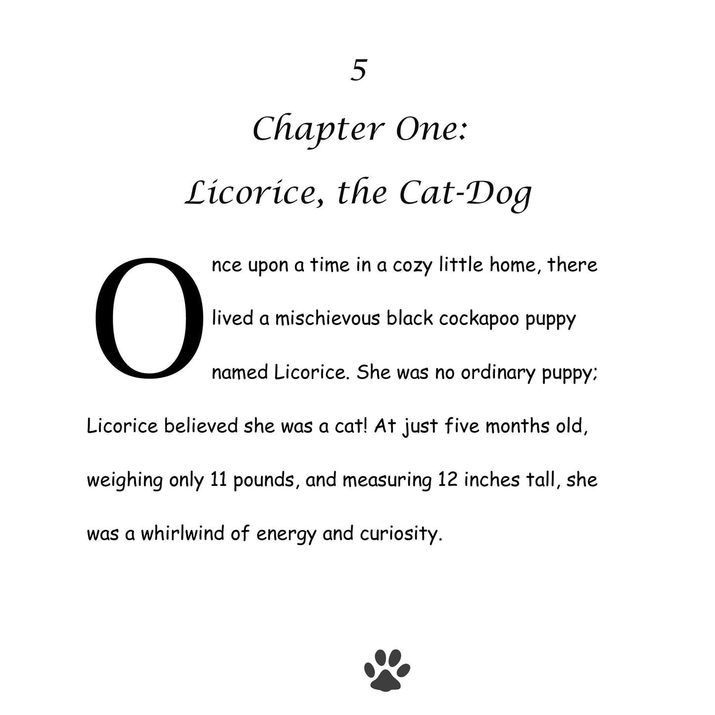 Licorice’s Big Adventures: The Tale of a Cat-Dog Cockapoo
