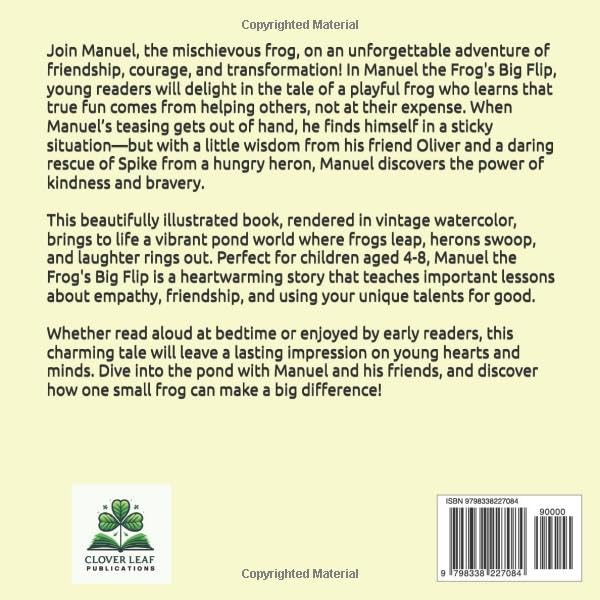 Manuel The Frog: An Educational Story about Teasing