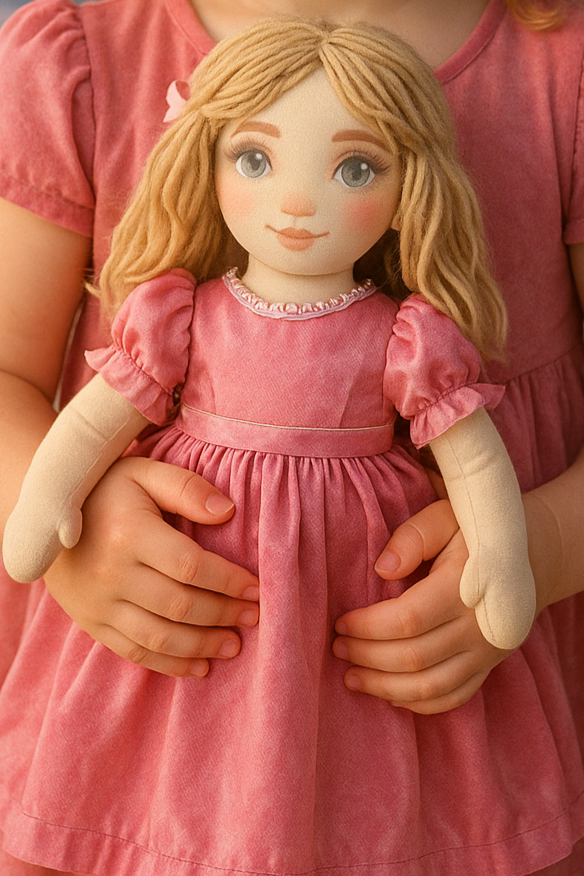 Your loved one's face on a custom doll. Any style, this is an example.