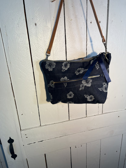 Harborside Cafe Lighthouse Tapestry Crossbody Bag Purse Nautical Scene 0053