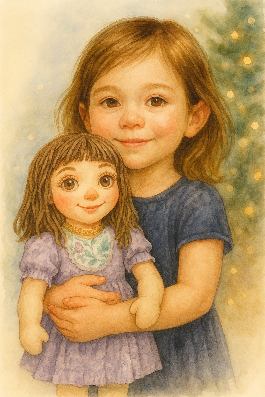 StoryTime Friends Mabel Mirth Rag Doll with Wool Hair by Lidia’s Dolls
