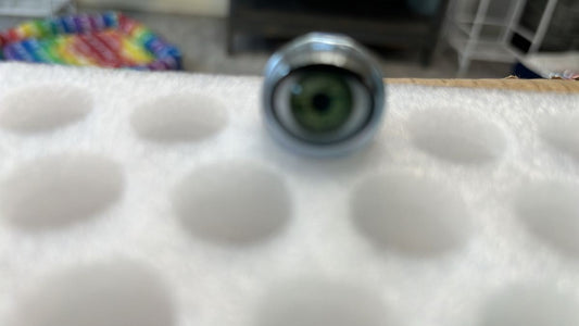 American girl size pair of doll eyes replacements in green