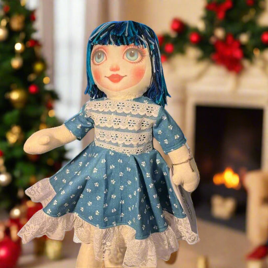 Lidia’s Dolls Zinnia Zoom Rag Doll w/Story Card - Story Time Friends