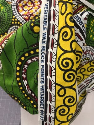 Ankara Handmade African Wax print Laptop Tote Quilt Lining, Pocket, Zipper