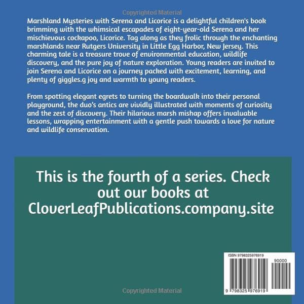 Marshland Mysteries with Serena and Licorice: Little Egg Harbor, New Jersey Marshlands