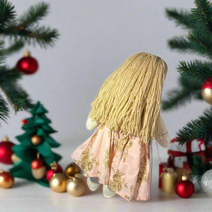 Lidia’s Dolls Storytime Friends Handmade Cotton Doll with Wool Hair