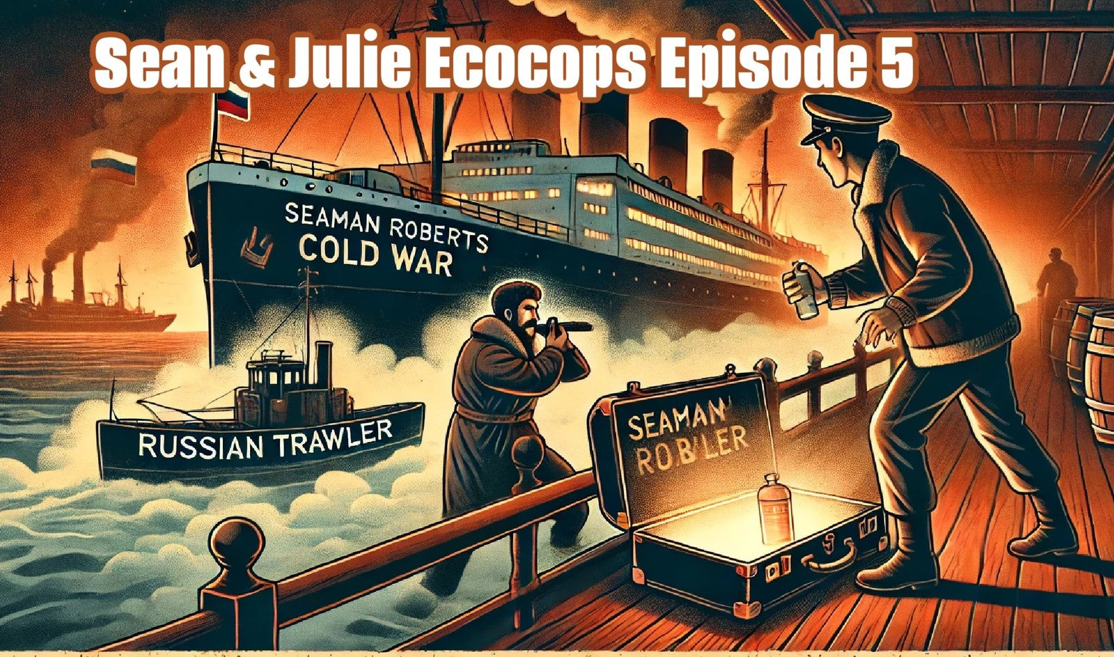 StoryCard(tm): Audio Graphic Novel: Sean & Julie Eco Cops Toxic Cruise