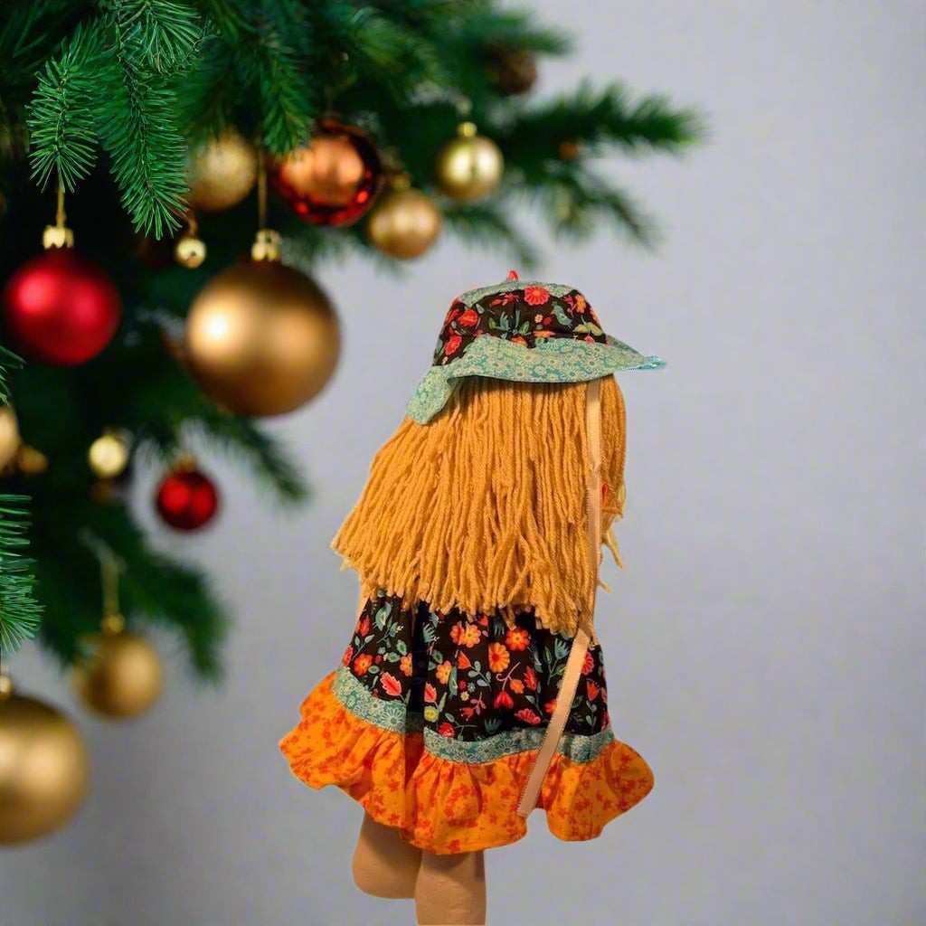 Lidia’s Dolls Storytime Friends Handmade Cloth Doll with Wool Hair