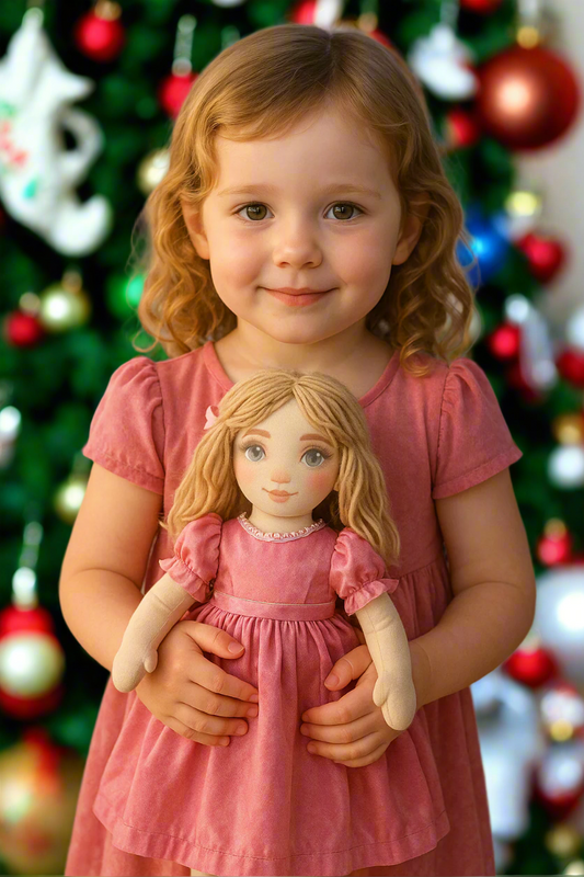 Your loved one's face on a custom doll. Any style, this is an example.