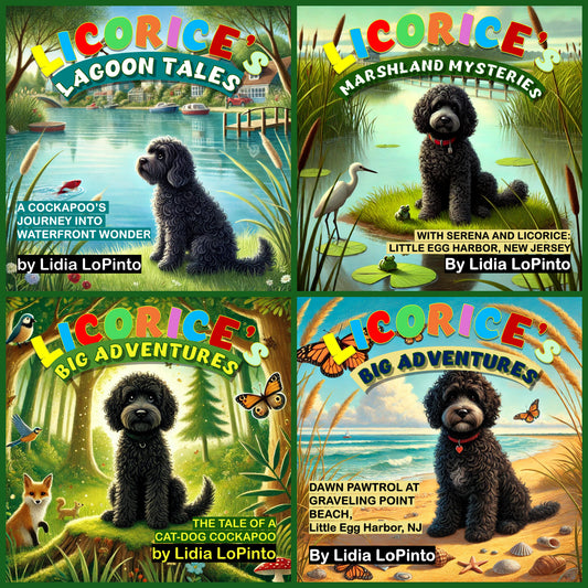 SingingBooks™: Licorice Big Adventures Signed Set of  Four Books + Song