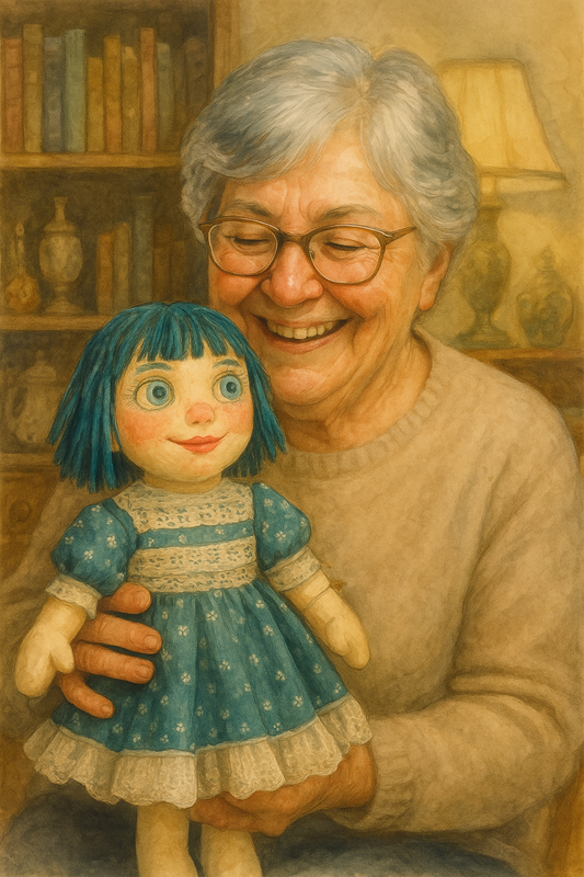 Lidia’s Dolls Zinnia Zoom Rag Doll w/Story Card - Story Time Friends