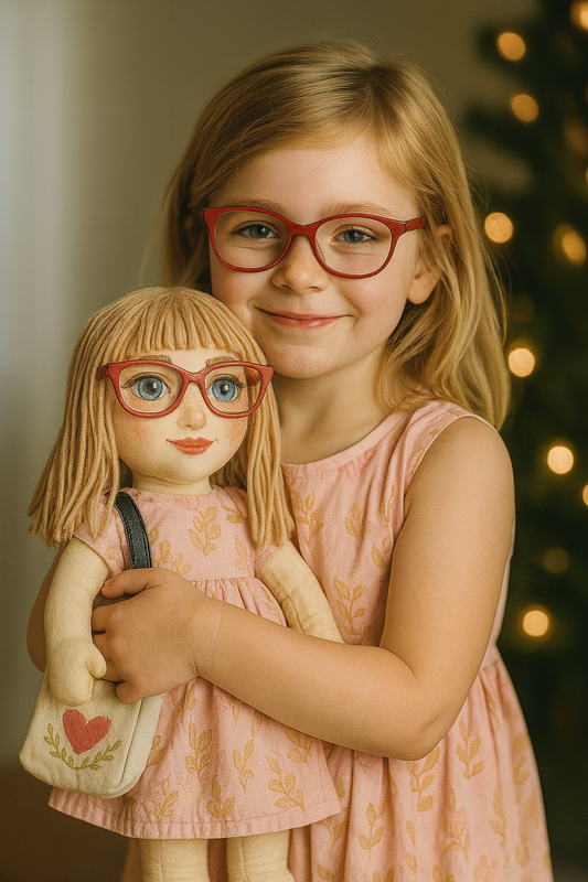 Eco-Friendly Handmade Rag Doll – Jasper Jamboree – 18" Collectible with Story Card, Cotton & Wool