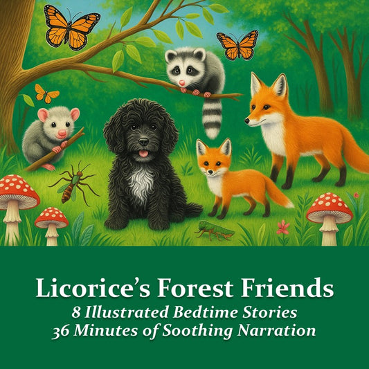 InstaBooks™: Illustrated Narrated Bedtime Stories Featuring featuring Licorice and Friends